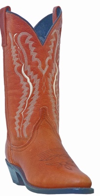 Laredo 51080 for $119.99 Ladies Abby Collection Western Boot with Walnut Cowhide Leather Foot and a Round Toe