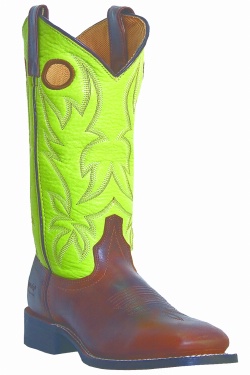 Laredo 5616 for $129.99 Ladies Rodeo Collection Stockman Boot with Dark Brown Cowhide Leather Foot and a Broad Square Toe