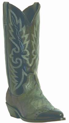 Laredo 6782 for $109.99 Men's Flagstaff Collection Western Boot with Grey Marbled with Wingtip Leather Foot and a Narrow Round Toe