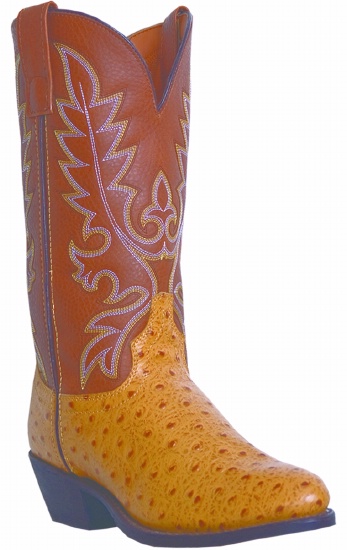 pecan ostrich boots