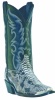 Laredo 68067 for $139.99 Men's Monty Collection Western Boot with Black and White Snake Print Leather Foot and a Narrow Round Toe