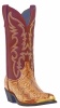 Laredo 68068 for $99.99 Men's Monty Collection Western Boot with Golden Brown Snake Print Leather Foot and a Narrow Round Toe