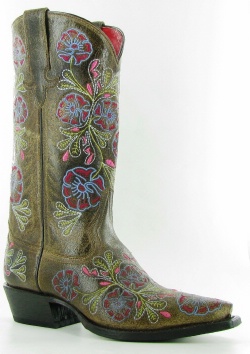 Macie Bean M8033 for $179.99 Ladies Embroidered Collection Western Boot with Thundercat Foot and a Snip Toe