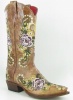 Macie Bean M8039 for $189.99 Ladies Embroidered Collection Western Boot with Honey Bunch Foot and a Snip Toe