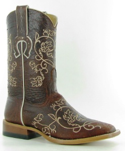 Macie Bean M9003 for $179.99 Ladies Embroidered Collection Western Boot with Sweet Sixteen Foot and a Double Stitch Square Toe