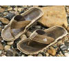 M and F Western Products 5411244 Men's Bent Rail Sandal with Bay Apache Foot and a Bay Apache Buckstitch Strap