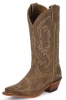 Nocona LD2732 Ladies Lagacy Western Boot with Tan Vintage Cow Foot and a Narrow Medium Snip Toe