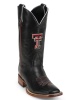 Nocona LDTTU01 Ladies Collegiate Western Boot with Black Royal Calf Foot, Wide Square Toe