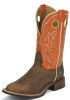 Nocona MD4051 Men's Legacy Fine Line Rancher Boot with Cognac Ponteggio Foot and a Wide Round Toe