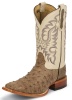 Nocona MD6505 Men's Exotic Rancher Boot with Antique Mink Vintage Full Quill Ostrich Foot and a Wide Square Toe