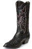 Nocona MD8501 Men's Exotic Western Boot with Black Full Quill Ostrich Foot and a Medium Round Toe