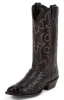 Nocona MD8506 Men's Exotic Western Boot with Black Cherry Full Quill Ostrich Foot and a Medium Round Toe