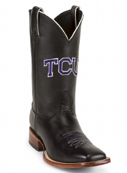 Nocona MDTCU01 Men's Collegiate Western Boot with Black Royal Calf Foot, Wide Square Toe