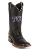 Nocona MDTCU01 Men's Collegiate Western Boot with Black Royal Calf Foot, Wide Square Toe