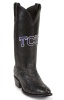 Nocona MDTCU03 Men's Collegiate Western Boot with Black Full Quill Ostrich Foot, Medium Round Toe
