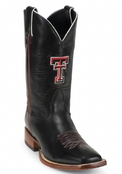 Nocona MDTTU01 Men's Collegiate Western Boot with Black Royal Calf Foot, Wide Square Toe