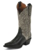 Nocona NL4101 Ladies Fashion Western Boot with Black Burnished Calf Foot and a Narrow Snip Toe