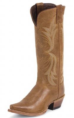 Nocona NL5303 Ladies Fashion Western Boot with Tan Westlin Calf Foot and a Narrow Medium Snip Toe