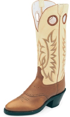 Tony Lama 4830 Men's Cowboy Collection Buckaroo Boot with Sunset Renegade Leather Foot and a Wide Round Toe