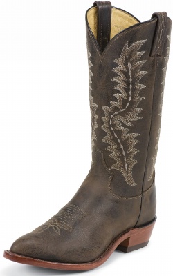 Tony Lama 6978 Men's El Paso Collection Western Boot with Chocolate Worn Goat Leather Foot and a Medium Round Toe