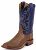 Tony Lama 7905 Men's Americana Collection Western Boot with Tan Cheyenne Leather Foot and a Double Stitched Wide Square Toe