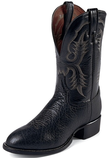 black bullhide cowboy boots