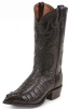 Tony Lama CY1005 Men's Exotic Collection Western Boot with Black Royal Hornback Tailcut Caiman Leather Foot and a Narrow Round Toe