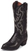 Tony Lama CZ1008 Men's Exotic Collection Western Boot with Black Bodycut Royal Hornback Caiman Leather Foot and a Medium Round Toe