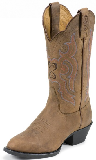 round toe cowboy boots ladies