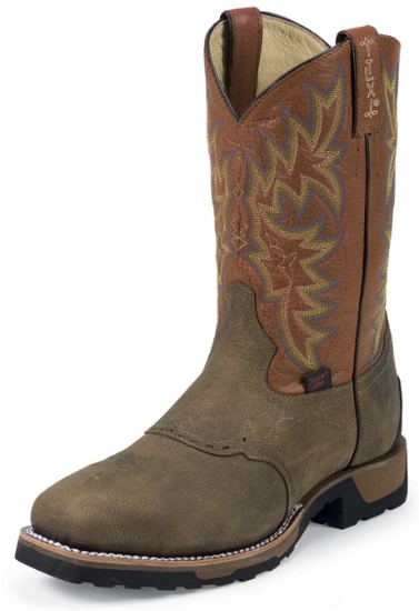 tony lama square toe work boots