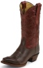 Tony Lama VF3021 Ladies Vaquero Collection Western Boot with Moka Sienna Leather Foot with Buckstitched Wingtip and a Narrow Square Toe