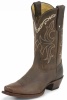 Tony Lama VF6007 Ladies Vaquero Western Boot with Sorrel Taos Leather Foot and a Square Dress Toe