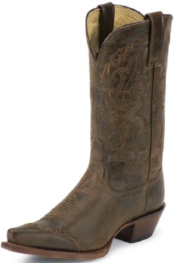 Tony Lama VF6009 Ladies Vaquero Western Boot with Sierra Goldrush Leather Foot with Buckstitched Wingtip and a Narrow Square Toe